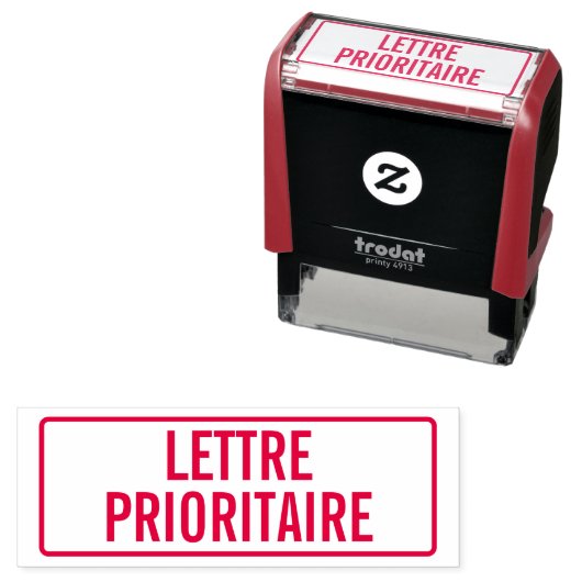 Postzegel Prioritaire Brief Zelfinktende Stempel (In situ)