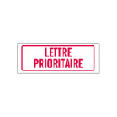 Postzegel Prioritaire Brief Zelfinktende Stempel (Design)