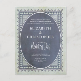 postzegel trouwdag uitnodiging