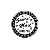 Postzegel van de Kerstman Rubberstempel (Afrduk)