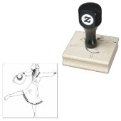postzegel voor dansers rubberstempel (Gestempeld)