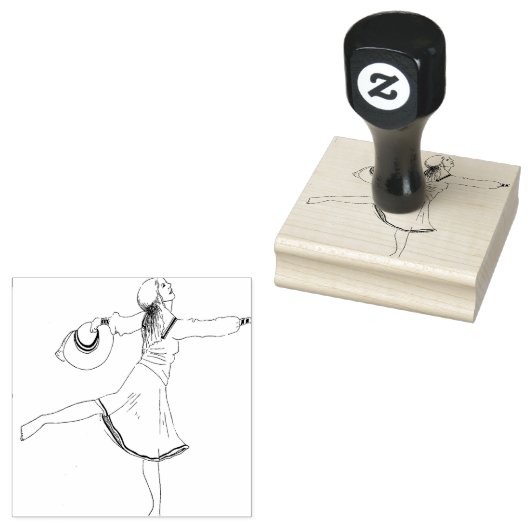 postzegel voor dansers rubberstempel (Gestempeld)