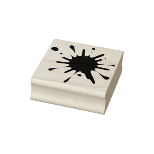 postzegel voor illustraties in inkt rubberstempel