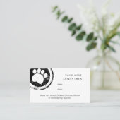 Postzegel voor kaartgroepage voor benoeming visitekaartje (Staand voorkant)