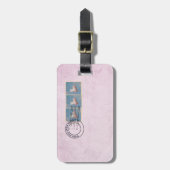 postzegel voor varken bagagelabel (Voorkant verticaal)