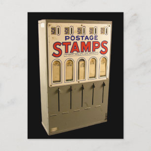  postzegelautomaat briefkaart