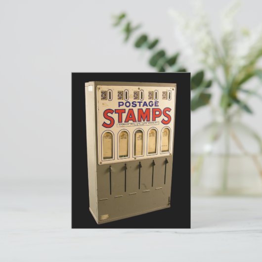  postzegelautomaat briefkaart (Staand voorkant)