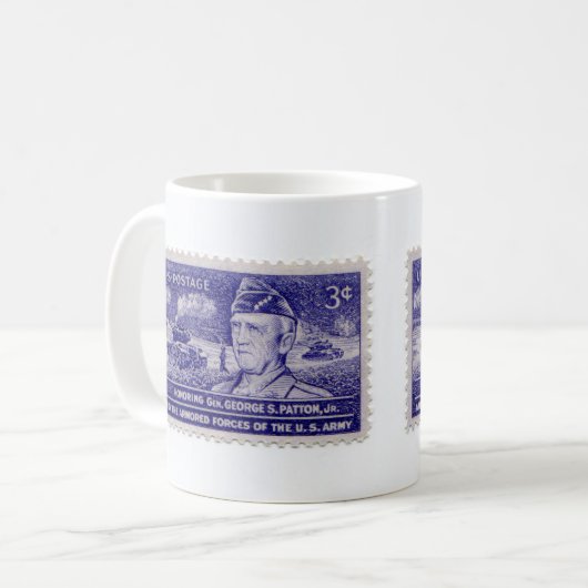  postzegelbeker koffiemok (Voorkant links)