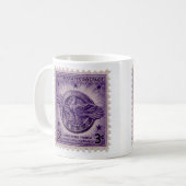 postzegelbeker koffiemok (Voorkant links)