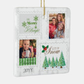  postzegels 2 serie Foto Keramisch Ornament (Rechts)