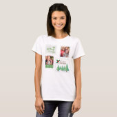  postzegels 2 serie kerstfoto's t-shirt (Voorkant volledig)