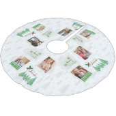 postzegels 8 familiefoto's kerstboom rok (Gekanteld)