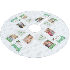  postzegels 8 familiefoto's kerstboom rok