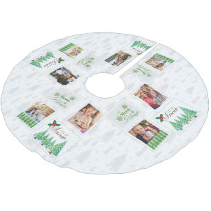  postzegels 8 familiefoto's kerstboom rok