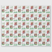 Postzegels Aangepaste foto Cadeaupapier (Vlak)