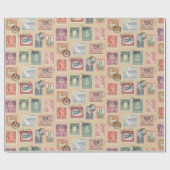 Postzegels Cadeaupapier (Vlak)