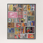 POSTZEGELS! COLLAGE LEGPUZZEL (Verticaal)