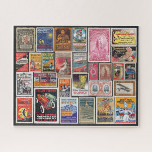 POSTZEGELS! COLLAGE LEGPUZZEL