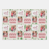 Postzegels Foto's Gepersonaliseerde Set van 3 Inpakpapier Vel (Voorkant 2)