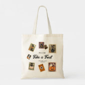 postzegels Halloween Tote Bag (Achterkant)