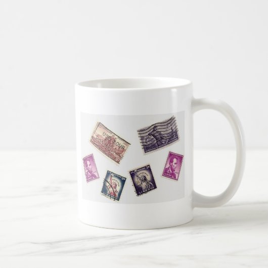 Postzegels Koffiemok (Rechts)