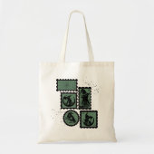 Postzegels met Halloween-symbolen Tote Bag (Voorkant)