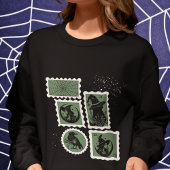 Postzegels met Halloween-symbolen Trui