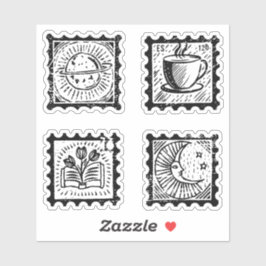  postzegels sticker