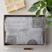 postzegels tissuepapier (Geschenk)