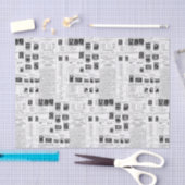 postzegels tissuepapier (Craft)