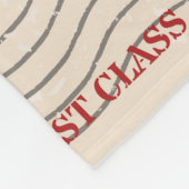   postzegels uit landen fleece deken (Hoek)