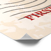   postzegels uit landen poster (Hoek)