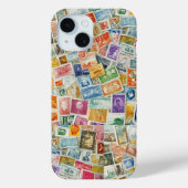 Postzegels Waterverf Case-Mate iPhone Case (Achterkant)