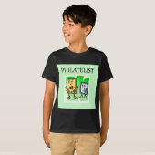 postzegelverzamelaar t-shirt (Voorkant volledig)