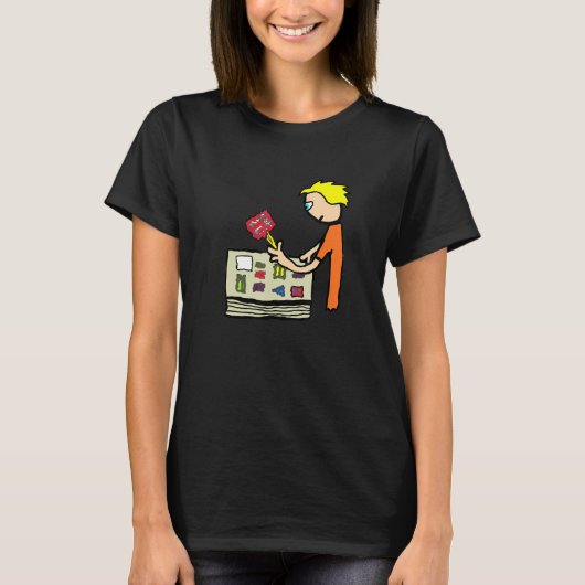 Postzegelverzamelen T-shirt (Voorkant)