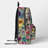 postzegelzak bedrukte rugzak (Links)