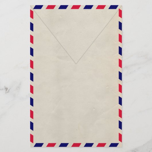 Postzending per luchtpost briefpapier (Achterkant)