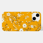 Posy print op goud Case-Mate iPhone case (Achterkant (horizontaal))