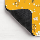 Posy print op goud muismat (Hoek)