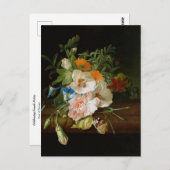 Posy van Flowers door Rachel Ruysch Briefkaart (Voorkant / Achterkant)