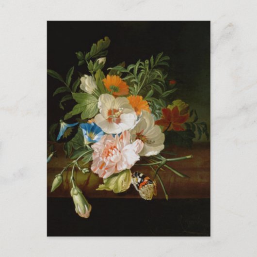 Posy van Flowers door Rachel Ruysch Briefkaart (Voorkant)