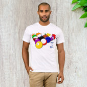 Pot A Ball Biljart Mannen T-shirt