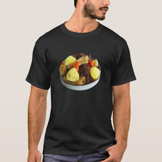 Pot au Feu Costume Easy Last Minute Halloween Beef T-shirt (Voorkant)