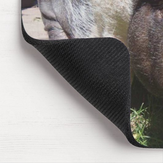 Pot-Bellied Pig Mousepad Muismat (Hoek)