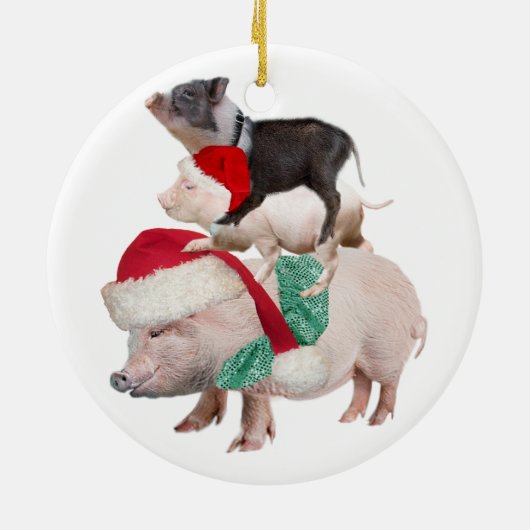 Pot Belly Pig Ornament (Achterkant)