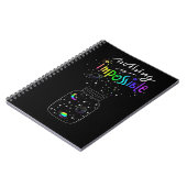 Pot Dromen: Regenboog Kosmisch Notitieboek (Linkerzijde)