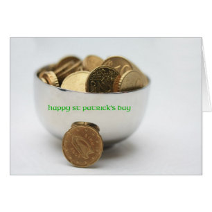 pot goud vrolijke st patricks dag
