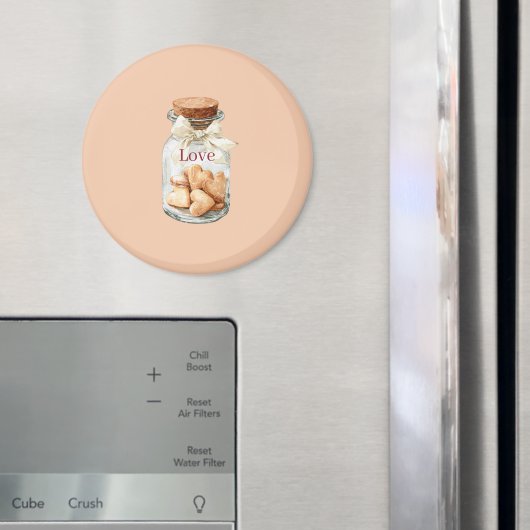 Pot Hart Cookies Witte Strik Magneet (Insitu (Koelkast))