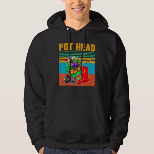 Pot Head Gardening Planters Hoodie (Voorkant)