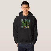 Pot Head Gardening Potted Plant Pot Head Gardener  Hoodie (Voorkant volledig)
